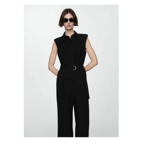 Mango Woman 67017140 Kemerli Pensli Pantolon