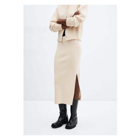 Mango Woman 67050459 Yırtmaçlı etek