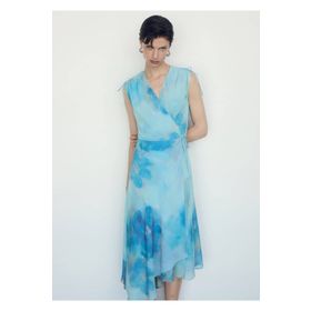 Mango Woman Desenli Anvelop Kesim Elbise