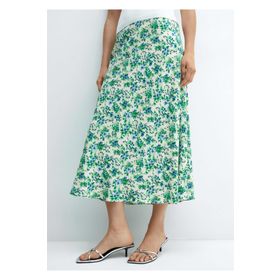 Mango Woman Desenli Saten Etek