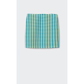 Mango Woman Dokulu Mini Etek
