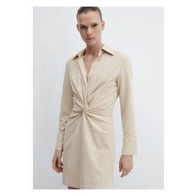 Mango Woman Düğüm detaylı elbise