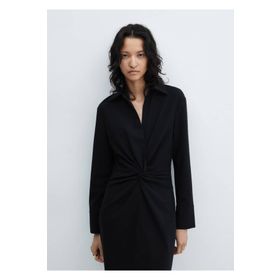 Mango Woman Düğüm detaylı elbise