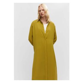 Mango Woman Gömlek Yaka Kadın Elbise