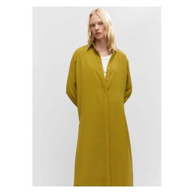 Mango Woman Gömlek Yaka Kadın Elbise