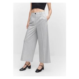 Mango Woman Kadın Pilili Culotte Pantolon