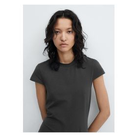 Mango Woman Yırtmaçlı Koton Elbise