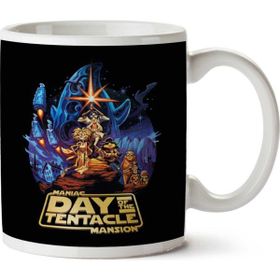 Manic Mansion Day of the Tentacle Star Wars Poster Baskılı Kupa