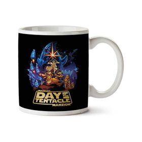 Manic Mansion Day of the Tentacle Star Wars Poster Baskılı Kupa