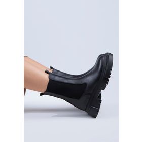 Manijero Gitana Siyah Deri Kadın Bot