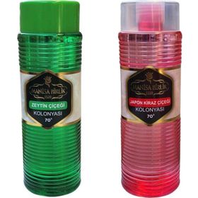 Manisa Birlik Zeytin Çiçeği ve Japon Kiraz Çiçeği 2x400 ml Kolonyası
