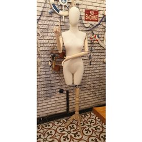 Manken İstanbul Ahşap Kukla Kollu Terzi Mankeni
