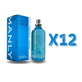Manly Aqua Turkuaz EDC 12x125 ml Erkek Parfüm