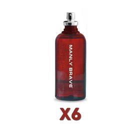Manly Brave EDC 6x125 ml Erkek Parfüm