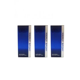 Manly Sport EDC 3x125 ml Erkek Parfüm