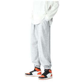 MaNMaNing B09JP464T5 Gri Bol Kesim Rahat Erkek Pantolon