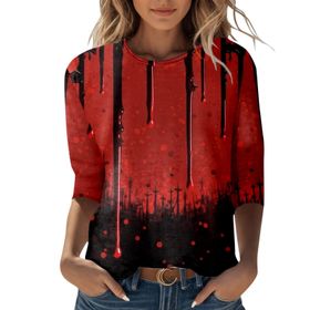 MaNMaNing B0CCDYM2DD Cadılar Bayramı Turuncu Baskılı Kadın Sweatshirt