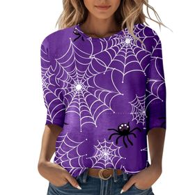 MaNMaNing B0CCDYM2DD Cadılar Bayramı Turuncu Baskılı Kadın Sweatshirt