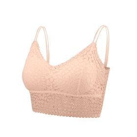 MaNMaNing Bralet Bandeau Dail Favo Straplez Bej Kaşkorse Dantelli Yapışkanlı Spor Kadın Sütyen