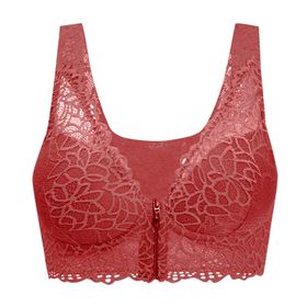 MaNMaNing Bras Push Up Wirree Bralette Kırmızı Görünmez Şeffaf Ayarlanabilir Kayış Kadın Sütyen
