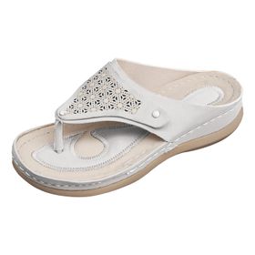 MaNMaNing Flip Flop Bej Thick Alt Taban Rahat Yumuşak Kadın Terlik