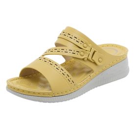MaNMaNing Flip Flop Yaz Moda Hafif Toka Rahat Yürüyüş Yellow Kadın Sandalet