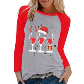 MaNMaNing Komik Noel Baba Baskılı Kadın Sweatshirt