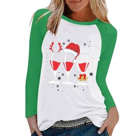 MaNMaNing Komik Noel Baba Baskılı Kadın Sweatshirt