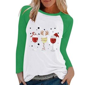 MaNMaNing Komik Noel Baba Baskılı Kadın Sweatshirt