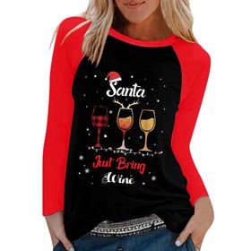 MaNMaNing Komik Noel Baba Baskılı Kadın Sweatshirt