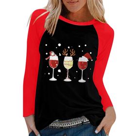 MaNMaNing Komik Noel Baba Baskılı Kadın Sweatshirt