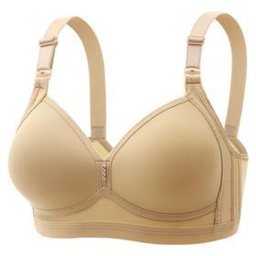 MaNMaNing Pull Bras Tüp Haki Pamuklu Büyük Göğüs Dolgulu Günlük Kadın Sütyen
