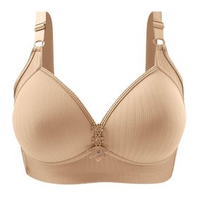 MaNMaNing Push Up Bej Balenli Bralette Yapışkanlı Günlük Kadın Sütyen