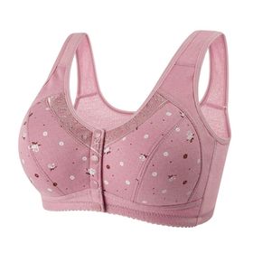 MaNMaNing Push Up Bras Altın Yükseldi Ön Tokalı Sarmalı İnce Büyük Beden Kadın Sütyen
