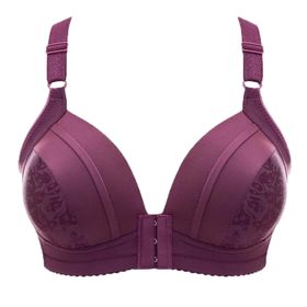 MaNMaNing Push Up Mor Balenli Bralette Yapışkanlı Dikişsiz Kadın Sütyen
