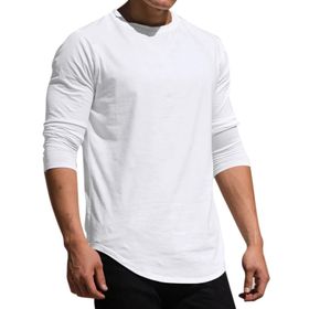 MaNMaNing Vintage Beyaz Yuvarlak Yaka Düz Erkek T-shirt