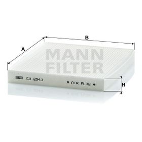 Mann CU2043 İç Mekan Filtresi