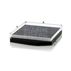 Mann CUK2855 Karbonlu Polen Filtresi