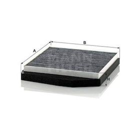 Mann CUK2855 Karbonlu Polen Filtresi