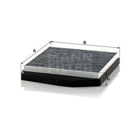 Mann CUK2855 Karbonlu Polen Filtresi