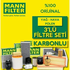 Mann Filter Audi A3 1.0 TFSI 2016-2019 CHZ 3'lü Filtre Bakım Seti