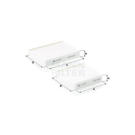 Mann Filter Citroen C3 2010-2015 Polen Filtresi