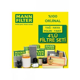 Mann Filter Fiat Doblo 1.3 Multijet 1992 2006-2012 4'lü Filtre Bakım Seti