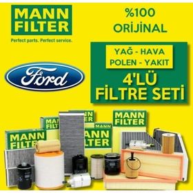 Mann Filter Ford Fiesta 1.4 TDCI E4 2002-2011 Filtre Bakım Seti