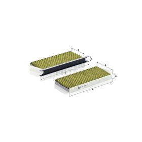 Mann Filter FP2418-2 Polen Filtresi