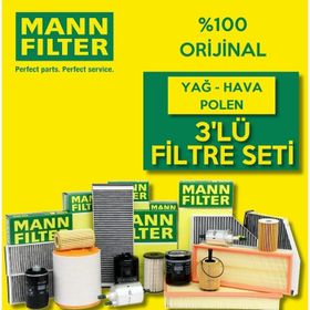 Mann Filter Honda Civic 1.6 FD6 2007-2012 3'lü Filtre Bakım Seti