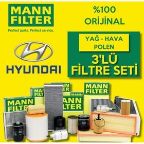 Mann Filter Hyundai Accent Admire 1.6 2003-2006 Filtre Bakım Seti