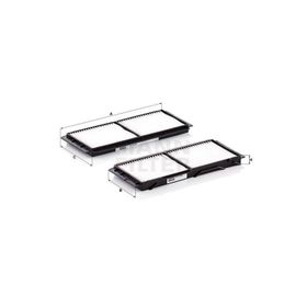 Mann Filter Mazda 3 BL 2010-2013 Polen Filtresi