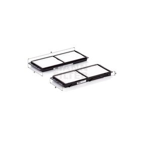 Mann Filter Mazda 3 BL 2010-2013 Polen Filtresi