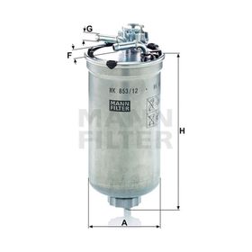 Mann Filter Seat Cordoba 1.4 TDI AMF 2003-2006 Yakıt Filtresi